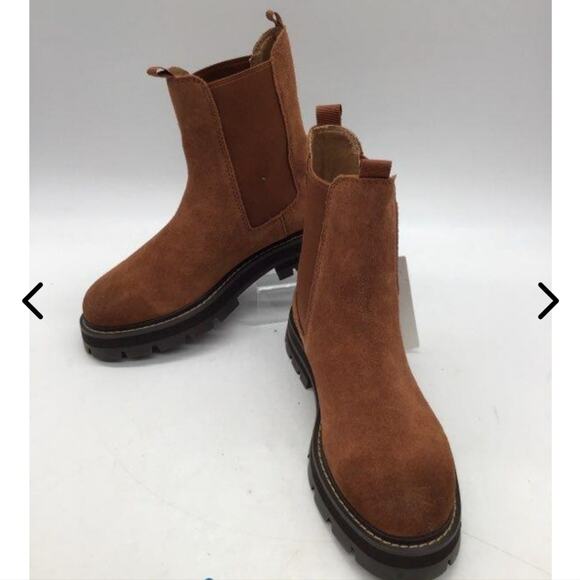 PER UNA NWT WOMENS CHUKKA ANKLE SUEDE LEATHER BOOTS - Picture 1 of 15